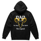 "G.O.A.T. Dad" Pull Over Fleece Hoodie